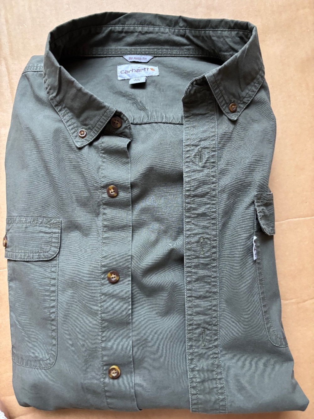 Carhartt Relaxed Fit Men's Long-Sleeve Work Shirt